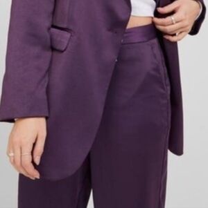 NWT JJXX Purple Satin Pants